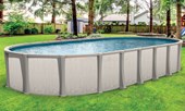 18' x 40' 54" Oval  Saltwater Above Ground Pool by Matrix, Skimmer Included