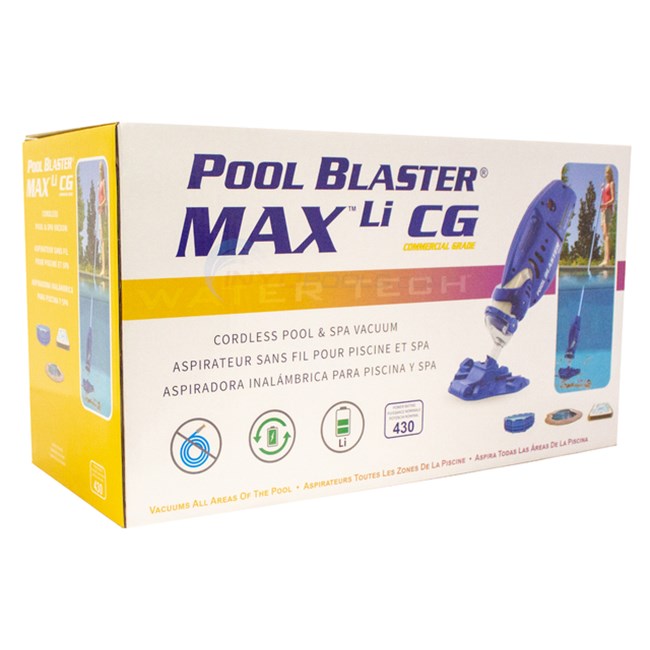 Water Tech Pool Blaster Max CG LI Commercial Vac - 31000KL