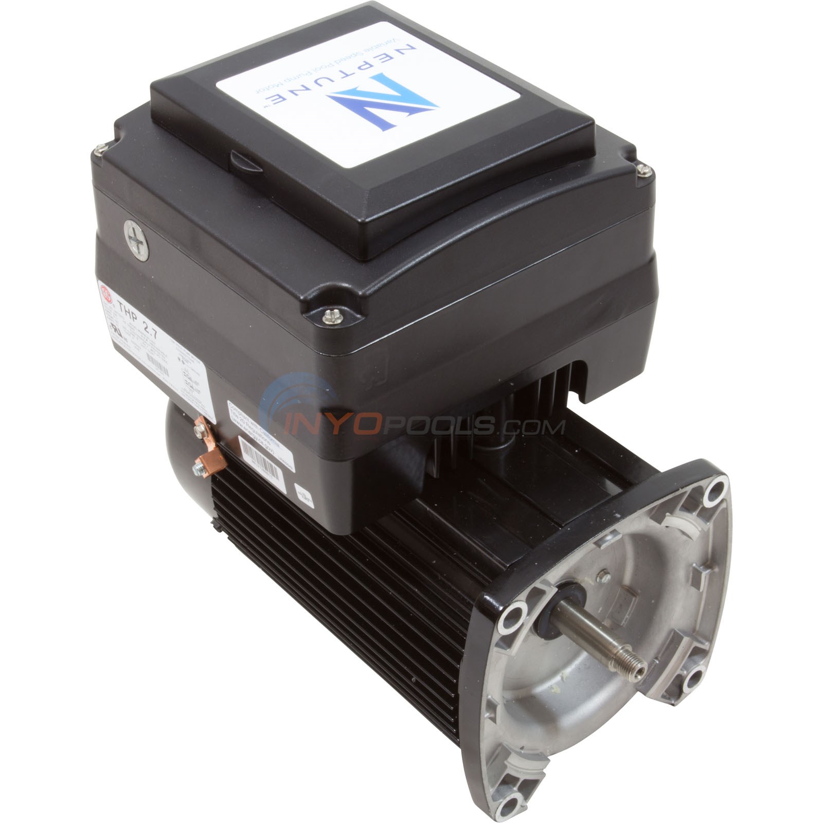 1.65 HP Variable Speed Pool Pump Motor | Nidec Neptune, 115-230V, 48Y Square Flange