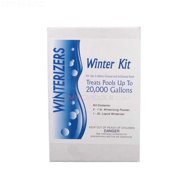 PureLine Winter Pool Cover Kit for 16' x 32' Rect Inground Pool - 8 Year - IGWINKIT16328