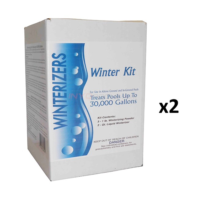 PureLine Winter Pool Cover Kit for 24' x 40' Rect Inground Pool - 8 Year - IGWINKIT24408
