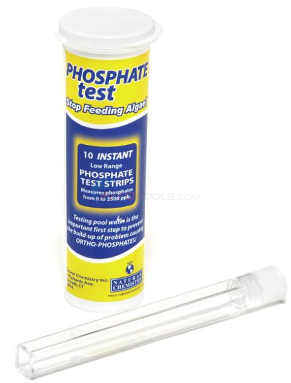 Natural Chemistry Phosphate Test Kit for Pool and Spa, 10 Strips