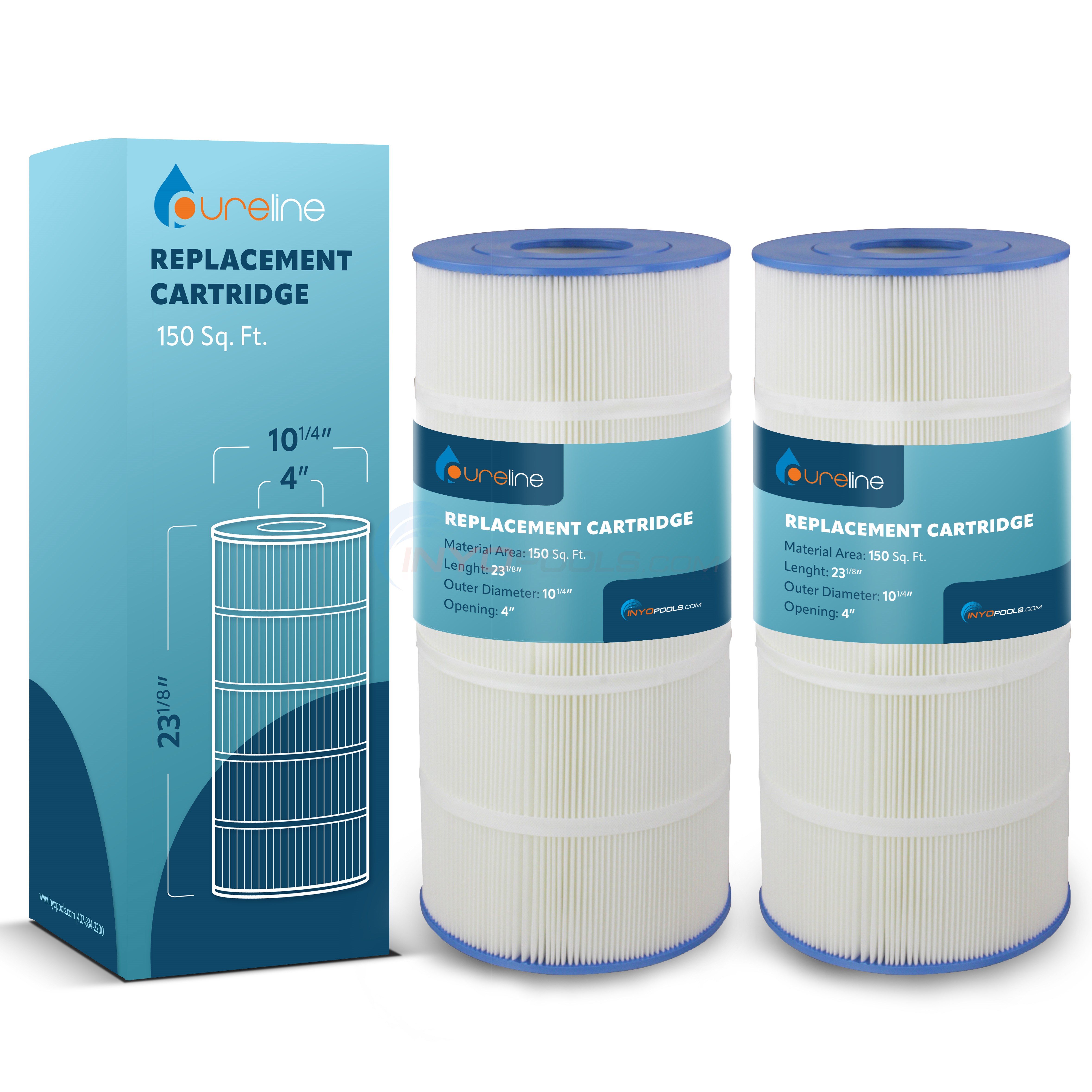 PureLine® Replacement Cartridge - Hayward® SwimClear C150S (PL0166) - 2-Pack