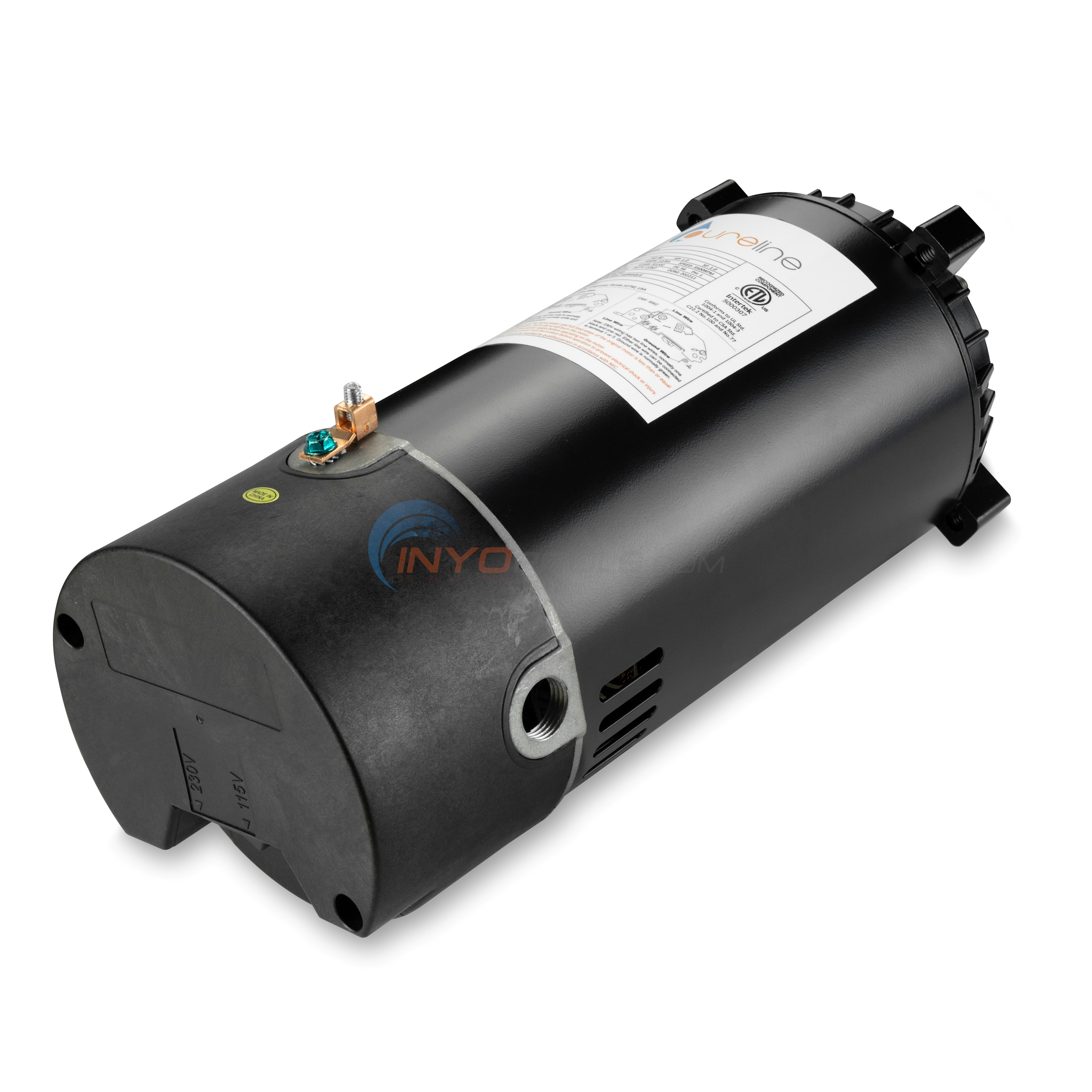 Pureline 1 HP Round Flange 56J Up Rate Motor | Replaces UST1102 - PL1103