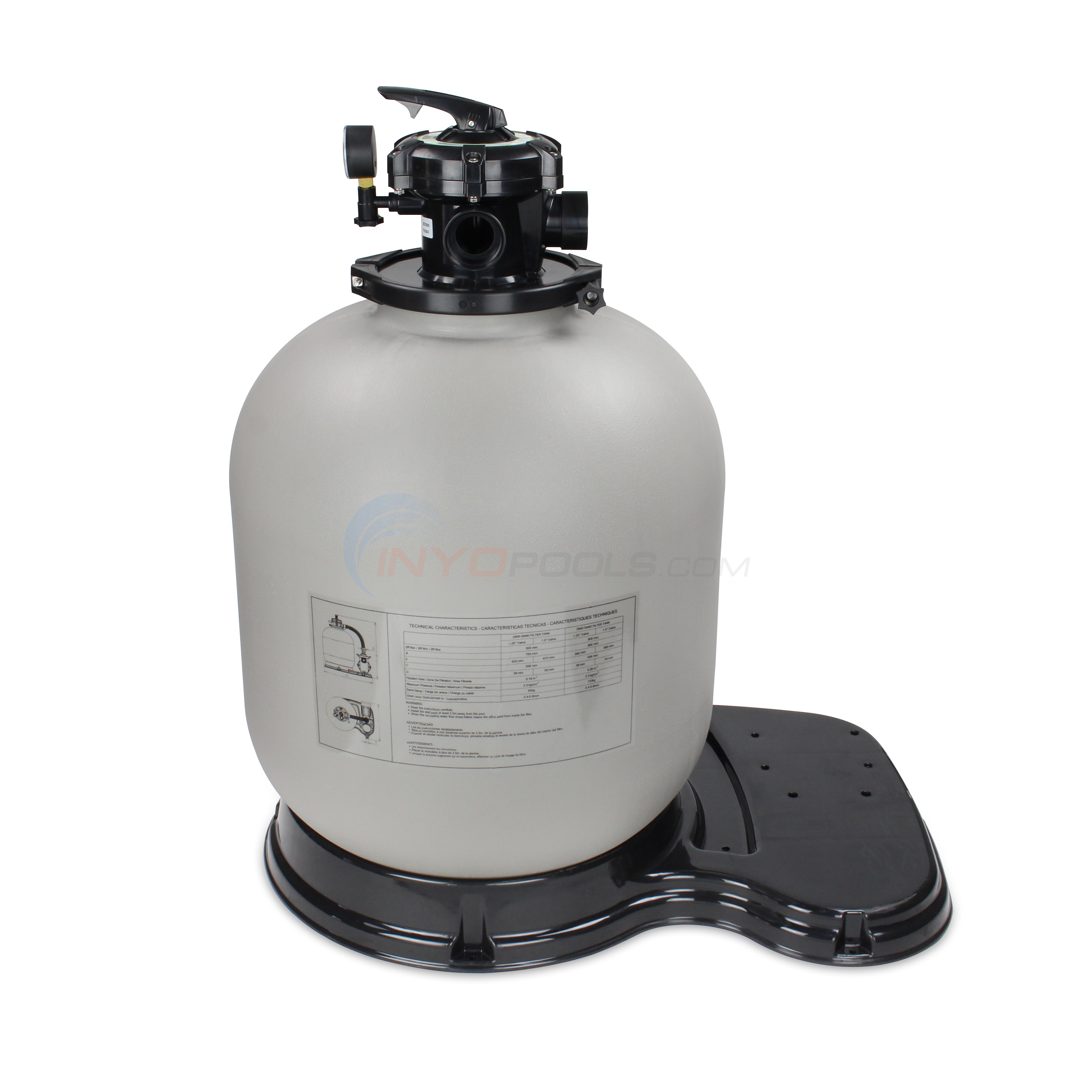 PureLine Above Ground Pool 19" Sand Filter and Base PL1578