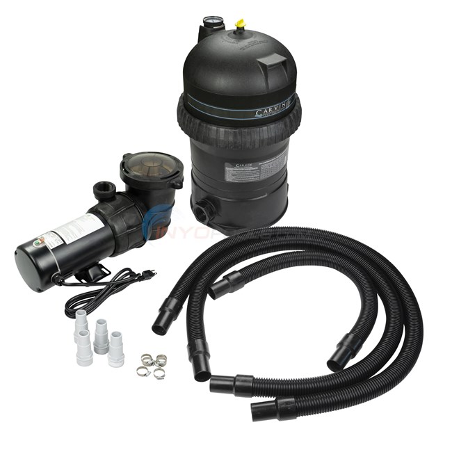 Pureline Above Ground Pool Cartridge Filter System 75 Sq. Ft W/ 1.5 HP Pump - PL1523