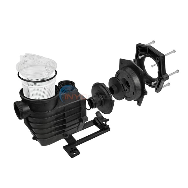 PureLine Pool Pump Complete Housing Assembly w/ 1.65 THP Impeller Compatible w/ Hayward® Super II - PL1792