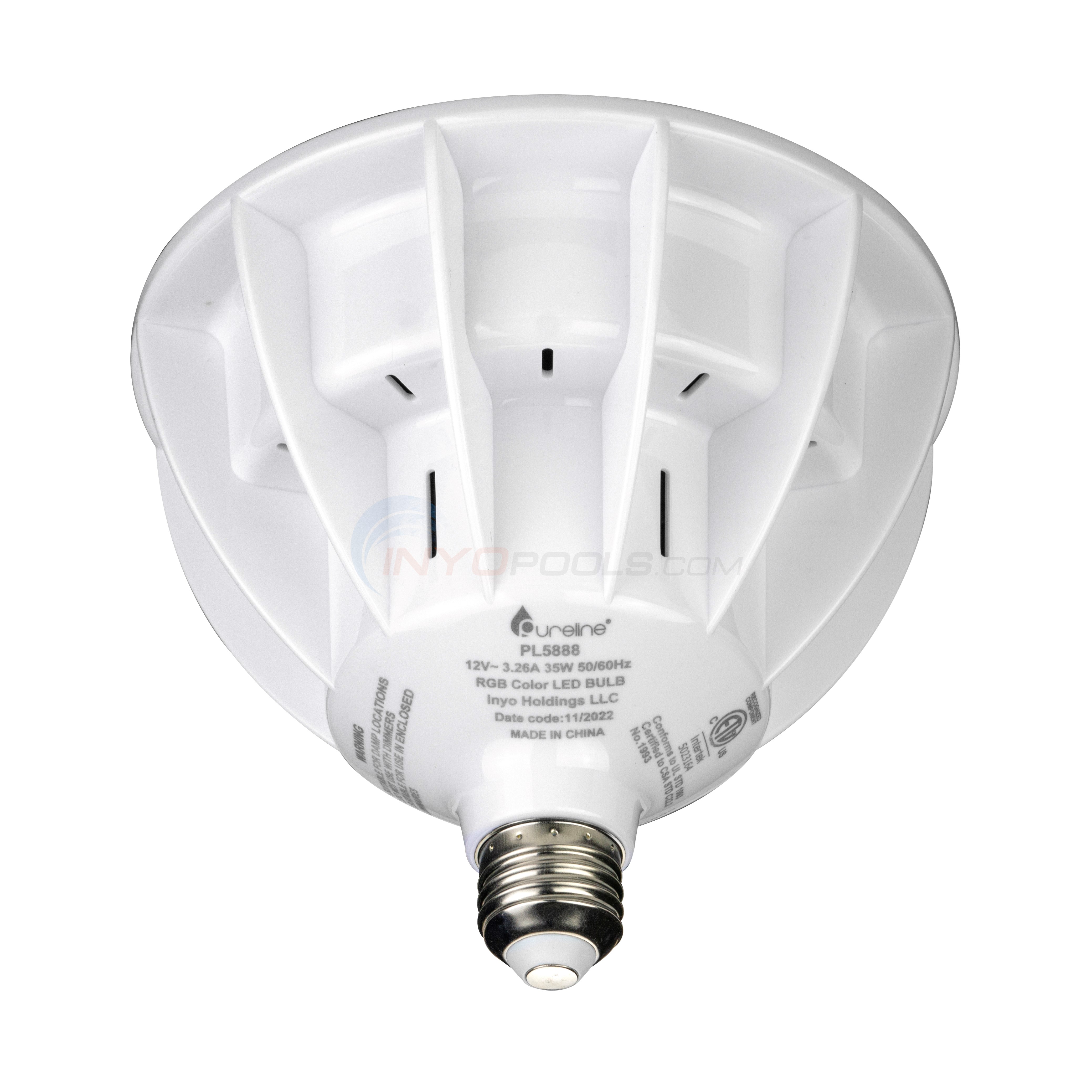 Pureline LED Pool Bulb Color Changing 12V 35W - PL5808