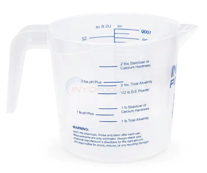 Pool Chemical Measuring Cup 32 Oz., Simple Scoop | PL0083 - INYOPools.com