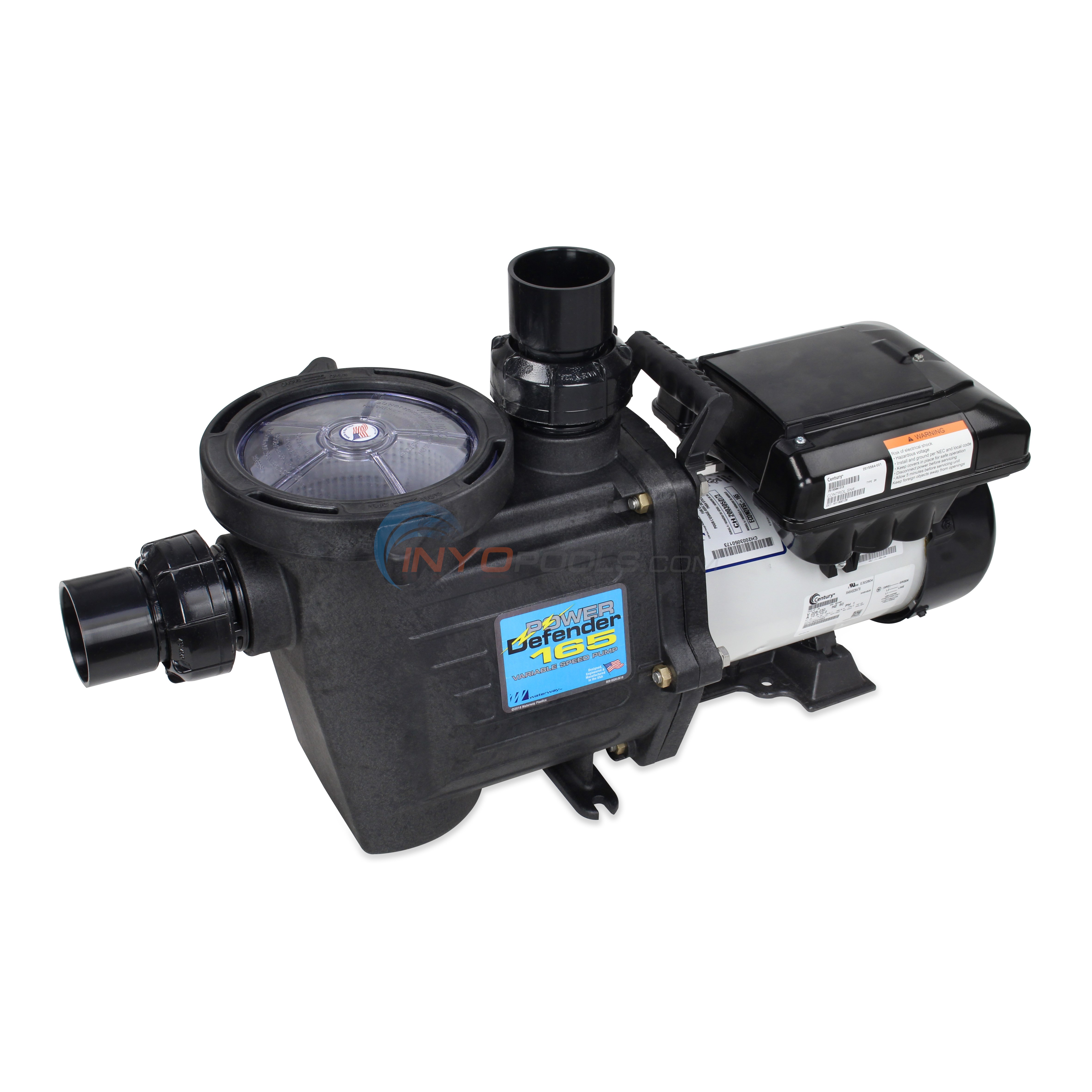 Waterway Power Defender 165 Variable Speed Pool Pump 1.65 HP 230V ...