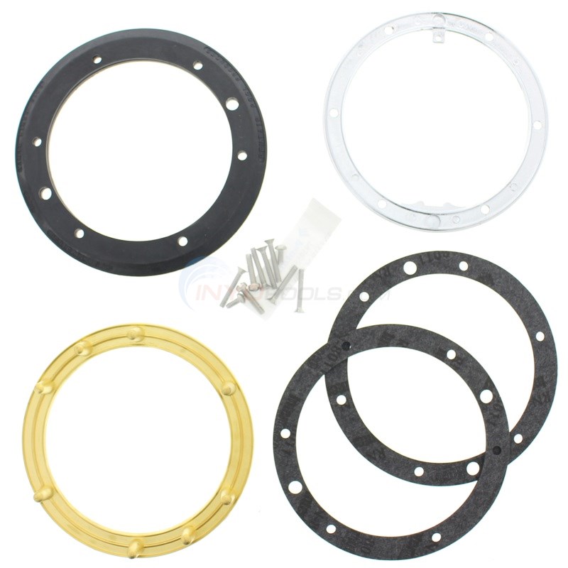 Pentair Small Stainless Steel Niche, 1" Rear Hub, for Fiberglass and Vinyl Pools - 78242300