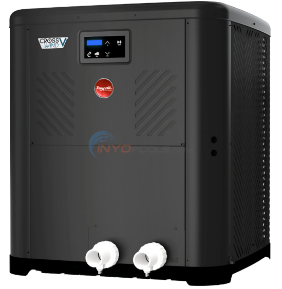 Raypak Crosswind V Heat Pump, 138K BTU, Model 8550, Wi-Fi