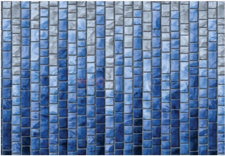 27' Round 54" Depth Unibead Saint Paul Street Midnight Stone Standard Gauge Liner - 050027RDSPSUB54