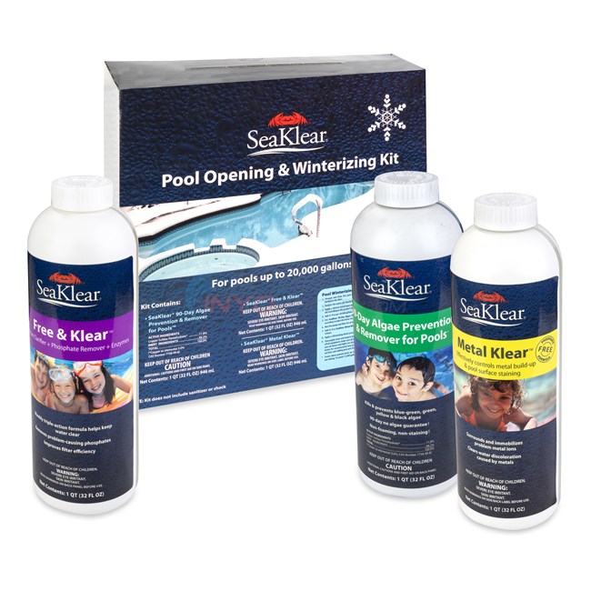 SeaKlear 20,000 Gal. Pool Opening & Winterizing Kit 20K - INYOPools.com
