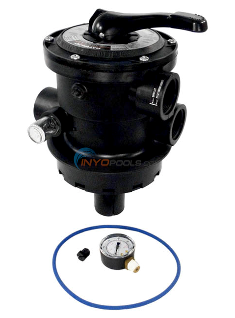 Hayward Vari-Flo SP0714T Top Mount Valve for Pro Series Sand Filters, 1-1/2" FPT