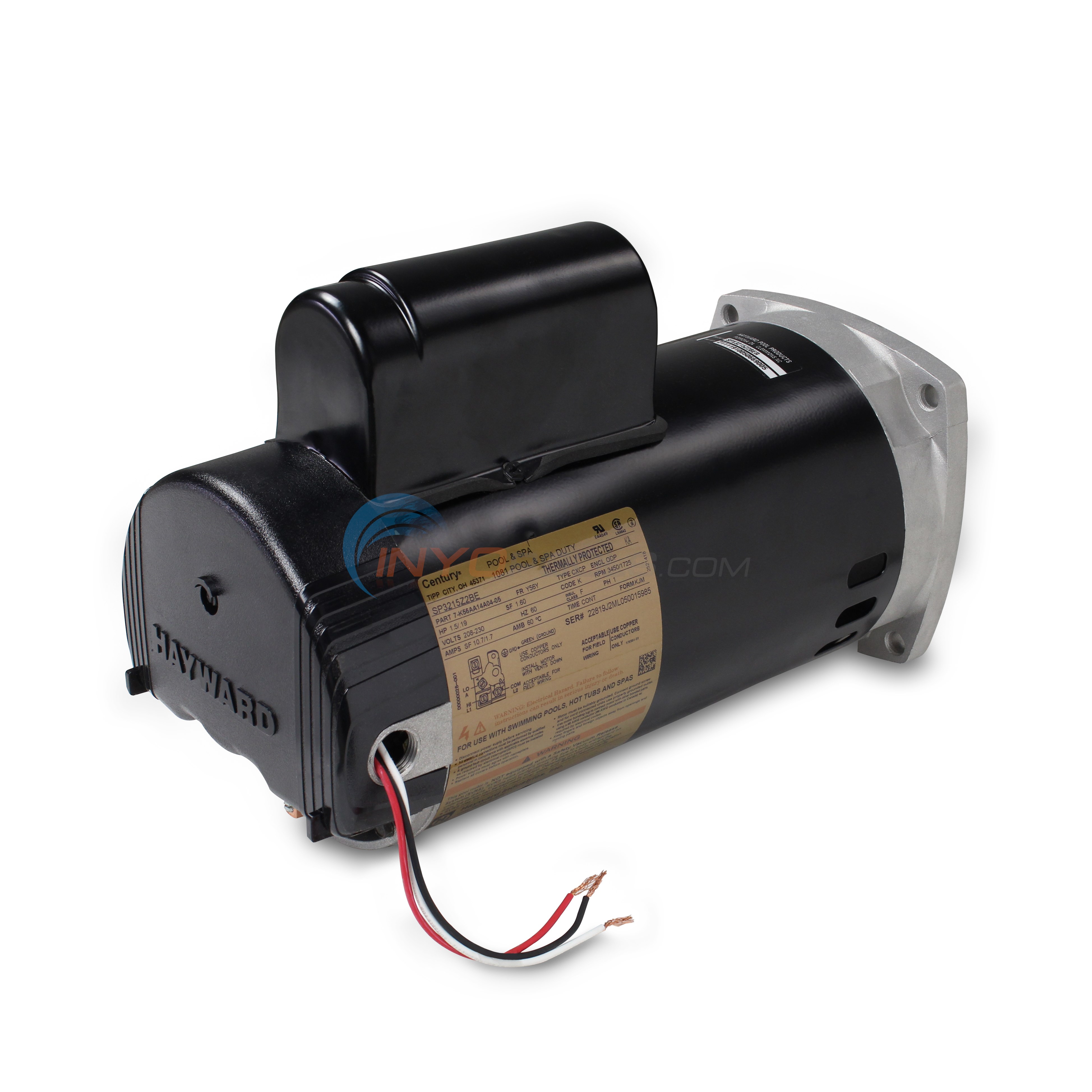 Hayward TriStar 1.5 HP Full Rate EE Dual Speed Pump Motor, 208