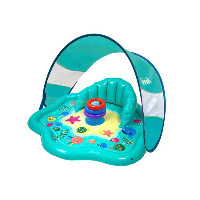 Aqua Leisure Stack N' Play Splash Mat with Removable Canopy - SSI11261Z