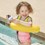 Aqua Leisure SwimSchool Deluxe TOT Swimmer for Kids, 4-in-1 Multi-Purpose Pool Float, Learn-to-Swim, Adjustable Safety Seat, Heavy Duty, Yellow, Model Number: SSO10165YL - SSO10165YLZ