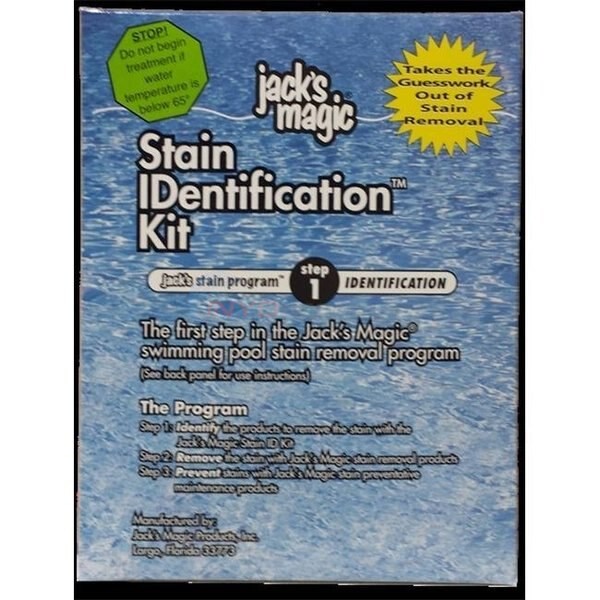 Jacks Magic Stain IDentification Kit JMSTAINID