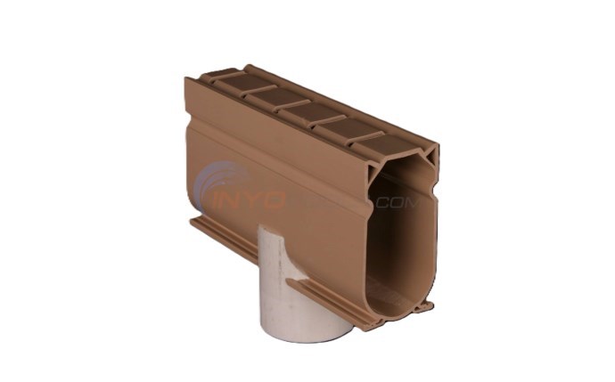 Channel Drain Down Adapter Tan Case 4-Per Carton