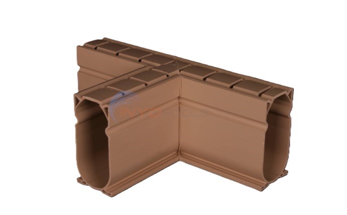Channel Drain Tee Tan 4-Per Carton