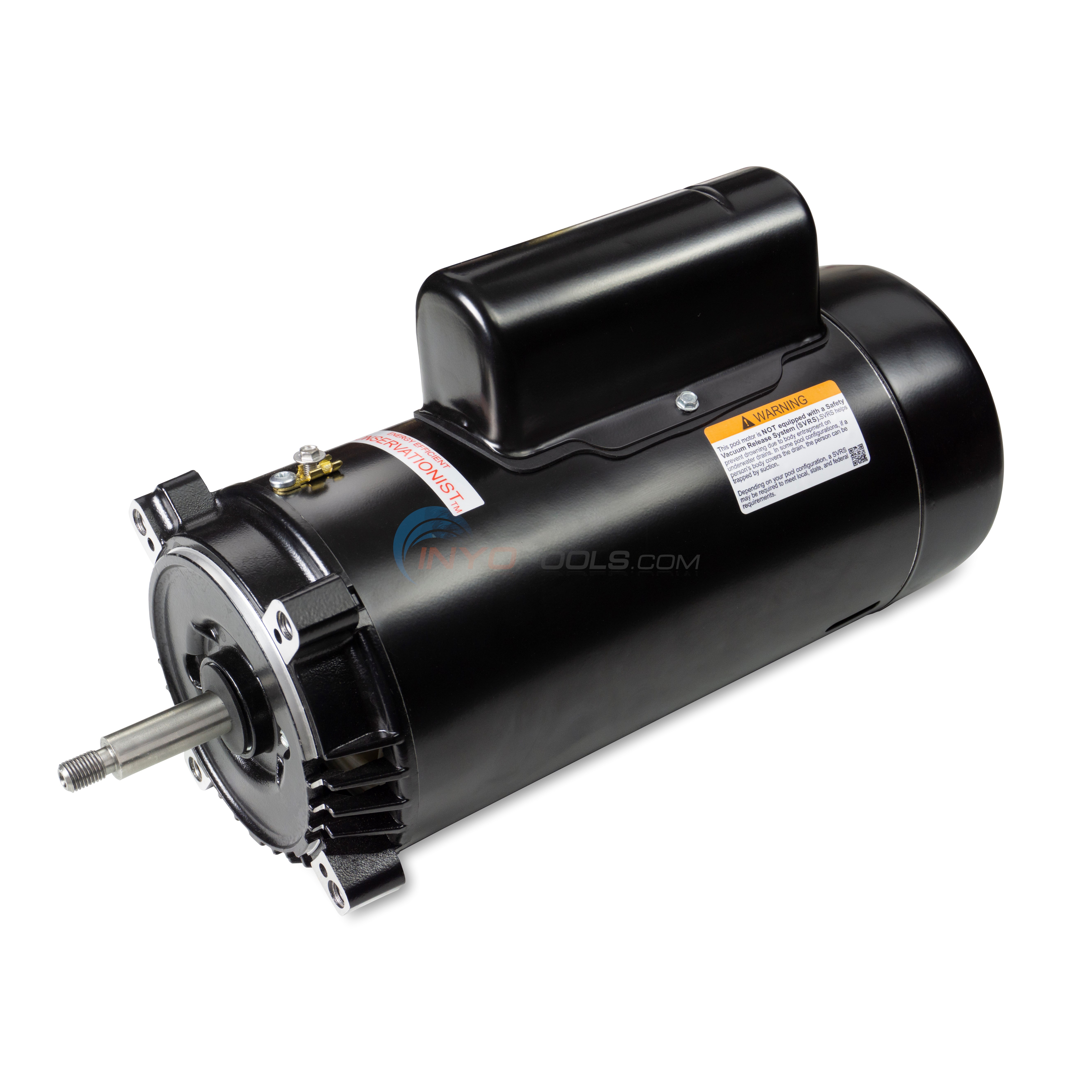 A.O. Smith Century 1.0 HP Round Flange 56J Dual Speed Full Rate Motor - STS1102RV1