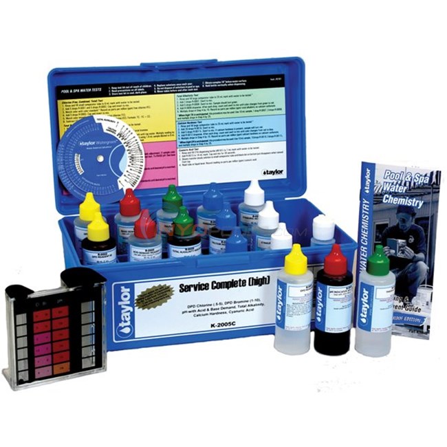 Taylor Technologies Professional Service Complete Pool Water Test Kit - K-2005C