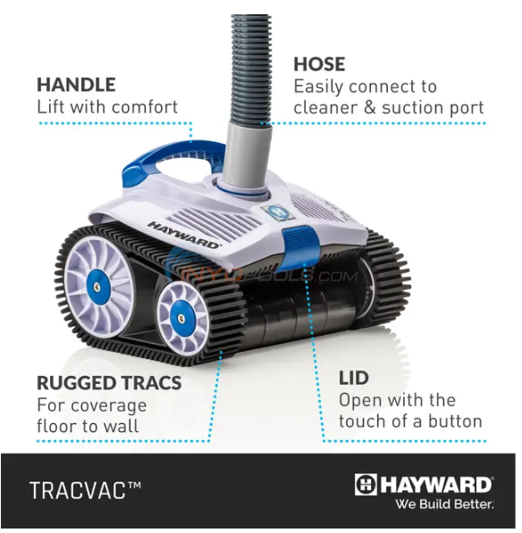 Hayward TracVac Suction Automatic Pool Cleaner W3HSCTRACCU
