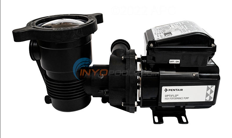 Pentair OptiFlo 1HP Horizontal Above Ground Pool Pump with 3' Standard