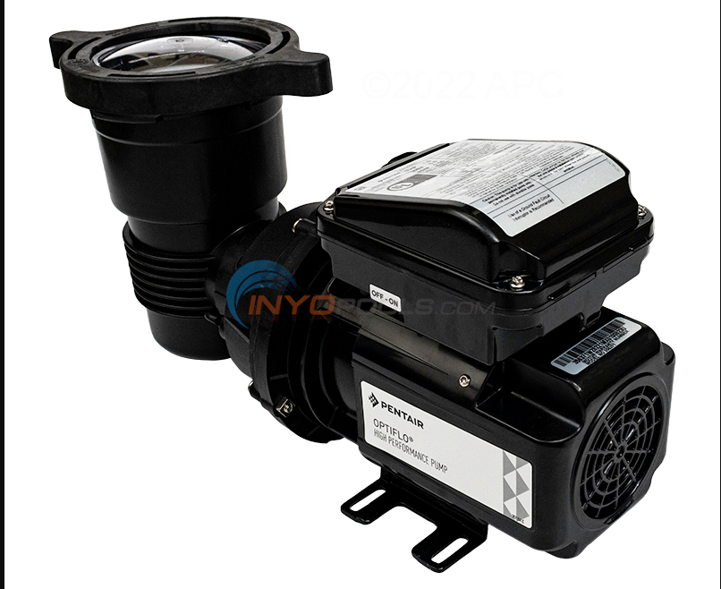 Pentair OptiFlo 1HP Horizontal Above Ground Pool Pump with 3' Standard