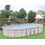 Wilbar 18' x 33' x 54" Oval Saltwater Above Ground Pool by Venture, Skimmer ONLY Included, No Liner - PVEN183354RSRSRL2