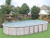15' x 26' x 52" Oval Above Ground Pool by Venture, Liner, Pump, Filter & Skimmer Included