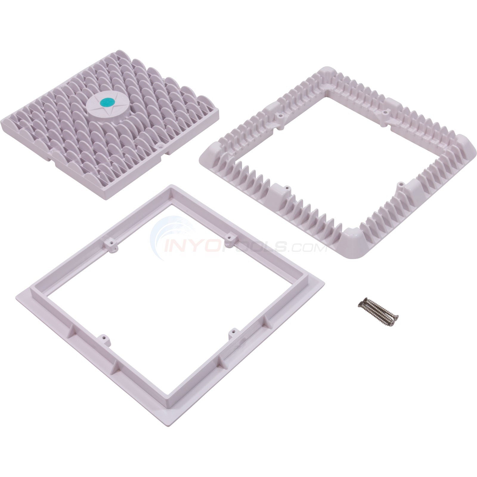 AquaStar 9" Wave Suction Outlet Cover - White - WAV9WR101