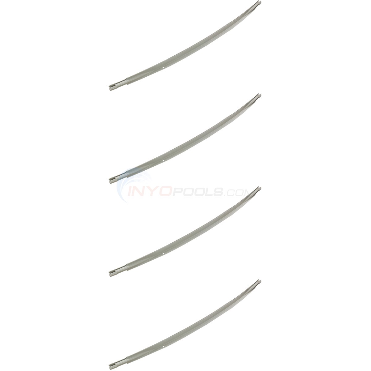 Bottom Rail 24'D Champagne True Size (4-PACK)