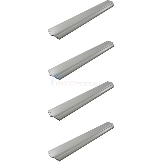 Wilbar Top Ledge Transition Barrier Reef Champagne 58-9/16" Resin (4 Pack) - 1450893-PACK4