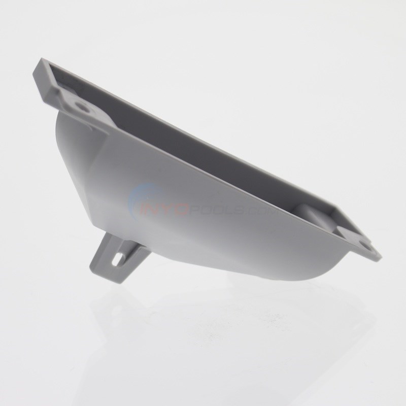 Wilbar Top Cap 6" Pewter Gray Straight Support - Screws NOT Included (Single) - 27037