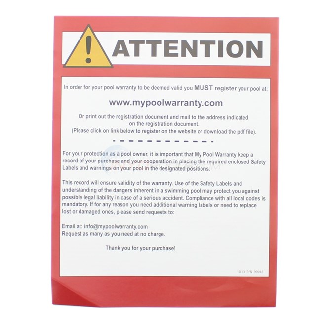 Wilbar Envelope Safety Stickers - 95-0007