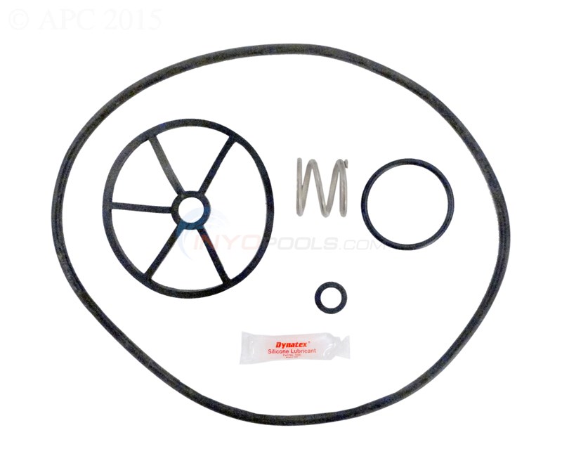 PacFab Multiport Valve 1.5" w/Spring O-Ring Kit
