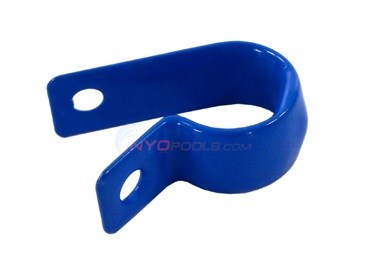 P CLIP, 7/16", BLUE, COATED; (EA/2/2)