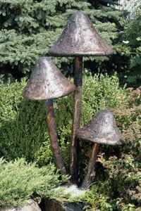Aquascape Brass Mushrooms Fountain 50"H 98362