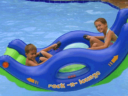 rocking lounge pool float