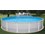 Barbados 18' Round 52"-Wall, Steel Pool W/ Pump, Filter, Liner & Skimmer - NB1524P