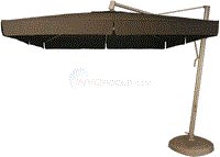 Cantilever Umbrella w/ Valance Olefin Terra Cotta NU5155