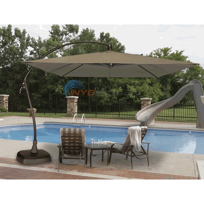 auburn patio umbrella Outdoor Cantilever Auburn tigers ncaa 62 inch double canopy umbrella this 62in double Treasure Garden Deluxe Auto-Tilt Octagon