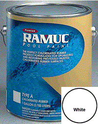 RAMUC Pool Paint Type A Premium Chlorinated Rubber White