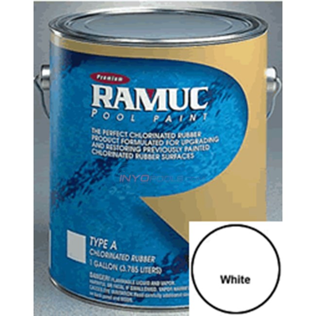 RAMUC Pool Paints RAMUC Pool Paint Type A Premium Chlorinated Rubber - White - NA609