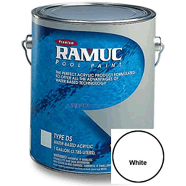 RAMUC Pool Paints Type DS Acrylic Paint - White - NA638
