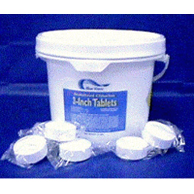 Blue Wave 3 inch Chlorine Tablets 10 lb. pail - NC134