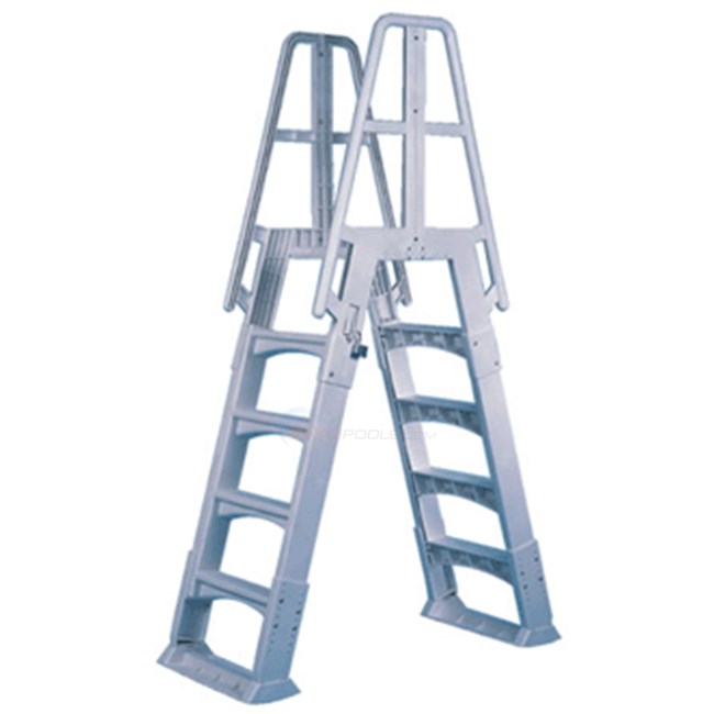 Above Ground A-Frame Ladder WHITE - NE120