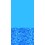 15' x 30' Oval 48"-52" Depth Overlap Blue Wall Swirl Bottom Standard Gauge Liner - NL305-20